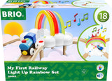BRIO My First Railway Light Up Rainbow Set 11 Pieces