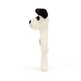 Jellycat Ring Rattle Bashful Black & Cream Puppy