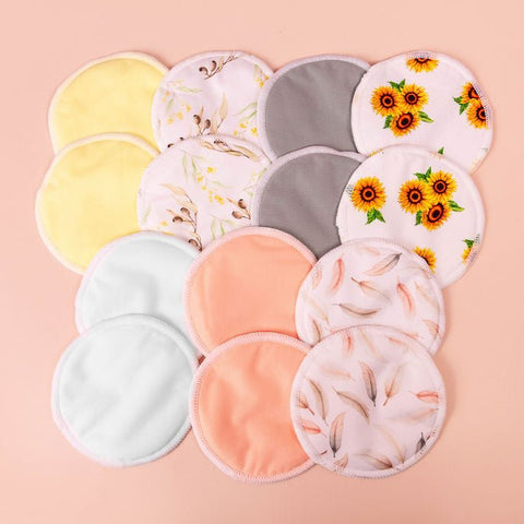 Bubba Bump Organic Bamboo Reusable Breast Pads 14pk