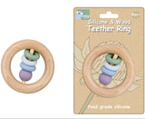 Koala Dream Silicone & Wood Teether Ring