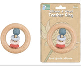 Koala Dream Silicone & Wood Teether Ring