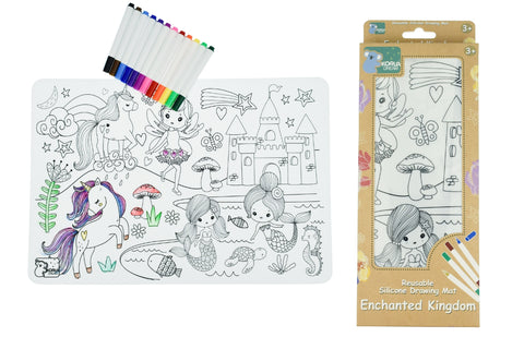 Koala Dream Reusable Silicone Drawing Mat Enchanted Kingdom