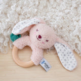 Koala Dream Berry Bunny Wooden Ring Rattle