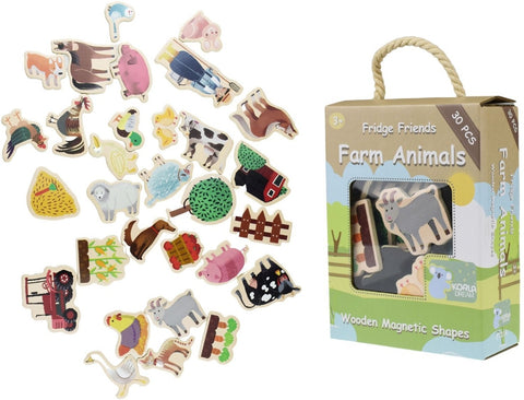 Koala Dream Fridge Friends Magnetic Farm Animals 30pc
