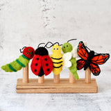Tara Treasures Finger Puppets - Insects and Bugs (5pc)
