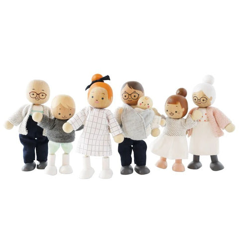 Le Toy Van Wooden Dolls House Family
