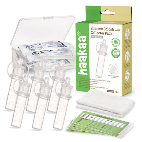 Haakaa Silicone Colostrum Collector Set 6pk