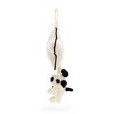 Jellycat Musical Pull Bashful Black & Cream Puppy