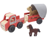 Kaper Kidz Wooden Truck with Horse Float