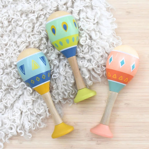 Kaper Kidz Pattern Play Maraca with Base