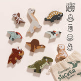 Le Toy Van Jurassic Stacking Dinosaurs & Bag