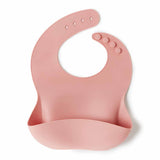 Snuggle Hunny Rose Pink Silicone Bib