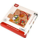 Tooky Toy Farm Latches Activity Board