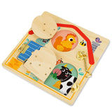 Tooky Toy Farm Latches Activity Board
