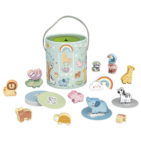 Tooky Toy My Forest Friends Touch & Match Mystery Bucket