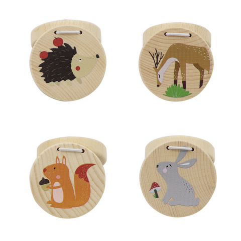 Kaper Kidz Calm & Breezy Woodland Wooden Castanet