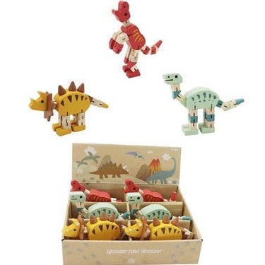 Small best sale wooden dinosaurs