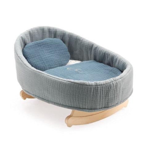 Djeco Pomea Blue Dream Doll Rocking Cradle