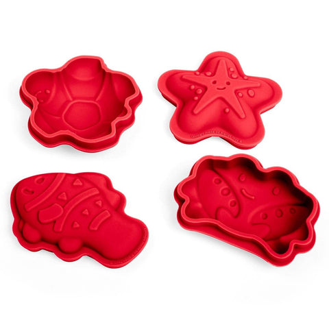 Bigjigs Silicone Sand Moulds (Assorted Colours)
