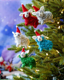 Tara Treasures Felt Green Sheep Christmas Ornament