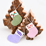 Tara Treasures Felt Christmas Stocking Ornaments (3pc)