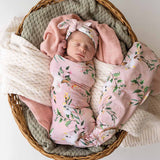 Snuggle Hunny Jersey Wrap & Topknot Set (Assorted Patterns)