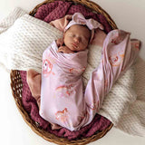 Snuggle Hunny Jersey Wrap & Topknot Set (Assorted Patterns)