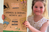 Honeysticks Jumbo Stencils & Crayons Activity Set