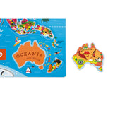 Janod Magnetic World Map Puzzle