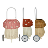 Olli Ella Rattan Mushroom Luggy (Assorted Colours)