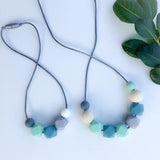 ONE.CHEW.THREE Mumma & Mini Me Silicone Necklace Set (Assorted Colours)