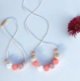 ONE.CHEW.THREE Mumma & Mini Me Silicone Necklace Set (Assorted Colours)