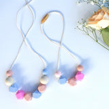 ONE.CHEW.THREE Mumma & Mini Me Silicone Necklace Set (Assorted Colours)