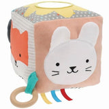 Petit Collage Animal Friends Fabric Activity Block