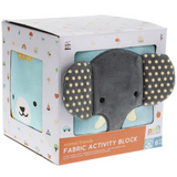 Petit Collage Animal Friends Fabric Activity Block