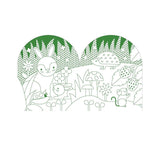 Petit Collage Colouring Book & Stickers - Wild World