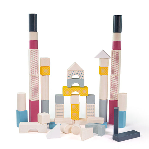 Bigjigs FSC Drum of 50 Blocks