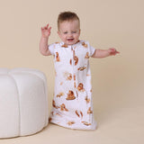 Snuggle Hunny Organic Cotton Sleeping Bag 1.0 Tog (Assorted Sizes/Patterns)