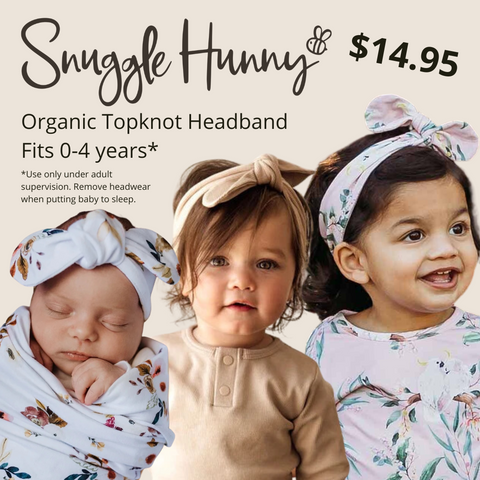 Snuggle Hunny Topknot Headband 0-4 Years