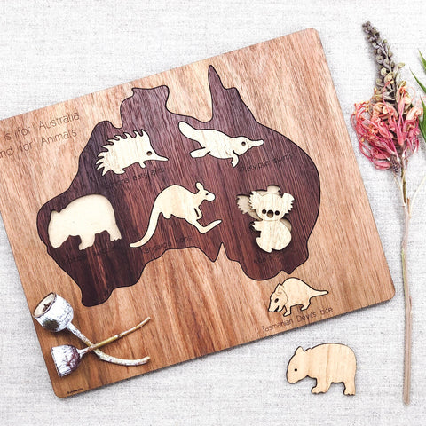 Buttonworks Australian Map Puzzle