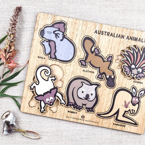 Buttonworks Jolly Animal Puzzle