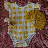Bambino & Bundles Ruffle Bodysuit (0-3m)