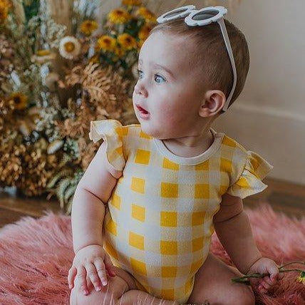 Bambino & Bundles Ruffle Bodysuit (0-3m)