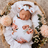 Snuggle Hunny Swaddle & Topknot Set (Assorted Patterns)