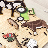 Buttonworks Pop Up Farmyard Puzzle