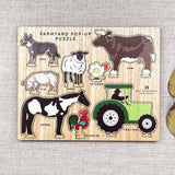 Buttonworks Pop Up Farmyard Puzzle