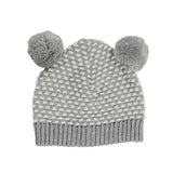 DLUX Arkie Waffle Knit Pom Pom Hat (0-3m)