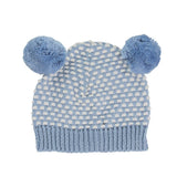 DLUX Arkie Waffle Knit Pom Pom Hat (0-3m)