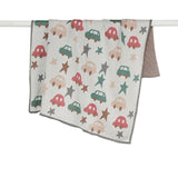 DLUX Cars & Stars Baby Blanket