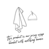 Snuggle Hunny Jersey Wrap & Beanie Set (Assorted Patterns)